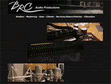 Tablet Screenshot of brcaudio.com